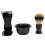 Set da barba da 3 pezzi in ABS+nylon con ciotola e supporto 14