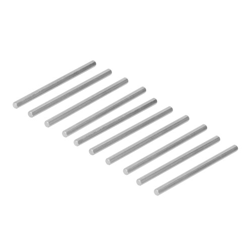 10 Pack Stainless Steel Hex Coupling Nuts for Gobilda 5mm Rods