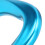 Mousqueton en aluminium, 25 kN, Utilisation intensive, Bleu 10