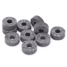 10 pièces de patins en feutre gris pour cymbale 2,9x2,9x1 cm Kit