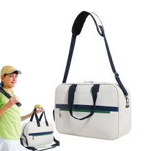 Badminton Shoulder Bag with Adjustable Racket Compartment and Shoe Storage, Large Capacity Sports Gear for Gym and Pickleball
