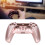 Boutons en ABS couleur or rose remplacement pour manette PS5 1