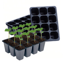 120 Cell Seedling Starter Trays Reusable, Plant Seedling Trays for Greenhouses, Mini Propagator Seedling Pots