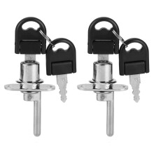 2Pcs Furniture Drawer Wardrobe File Cabinet Lock