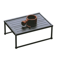 Portable Camping Table with Adjustable Height, Lightweight Folding Aluminium Design, Compact Outdoor Picnic Side Table