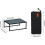 Portable Camping Table with Adjustable Height, Lightweight Folding Aluminium Design, Compact Outdoor Picnic Side Table 4