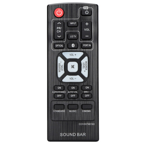 COV30748160 ABS Télécommande de barre de son Portée de 10 m 2x AAA 1