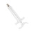 Modèle de seringue de 20 ml - Réglable, 14,5 cm, argent 11