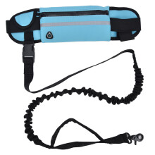 Sports Belt Bag Leash Set Reflective Elastic