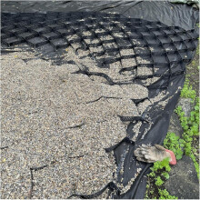 Paddock Panels Heavy Duty Geocell Grid Translucent Honeycomb Structure 5-10 cm Double Height 6x10m for Gravel Fixings