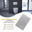 (Silver)For Geberit Sigma 01 Dual Push Button Flush Plate Actuator Wc Concealed Cistern 6