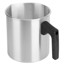 1.2L Aluminum Candle Wax Melting Pot, Silver, 12.7x11.6cm