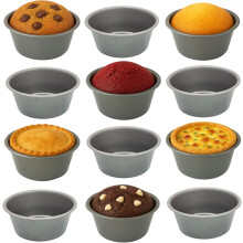 12xSamuel Groves Individual Baking Cups for Muffins Cupcakes