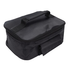 Forno a microonde portatile per auto 12V 90W, 28x20x12cm, Nero