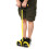 2 tubes de résistance pour sit-up avec pédale - jaune 11