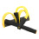 2 tubes de résistance pour sit-up avec pédale - jaune 16