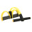2 tubes de résistance pour sit-up avec pédale - jaune 15