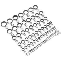 Kit de guides télescopiques pour canne de surf - Anneau en céramique, 33 g