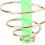 10 pièces Ressort en spirale Inline Method Feeder métallique 3,8 cm 8