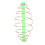10 pièces Ressort en spirale Inline Method Feeder métallique 3,8 cm 9