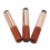 3Pcs Silicone Lip Brush Applicator Round Head Soft 10