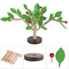Wood Building Blocks Tree Set DIY Puzzle 3D Wooden