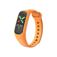 (Orange) Oppo For Strap Band Smart Bracelet Soft Silicone Wristband Sports Replacement