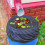 Rain Butt Net with Drawstring, Adjustable 120 cm Diameter Cover for Leaf and Mosquito Protection, Durable Protective Net 2