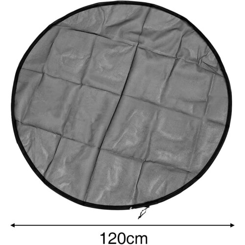 Rain Butt Net with Drawstring, Adjustable 120 cm Diameter Cover for Leaf and Mosquito Protection, Durable Protective Net 2
