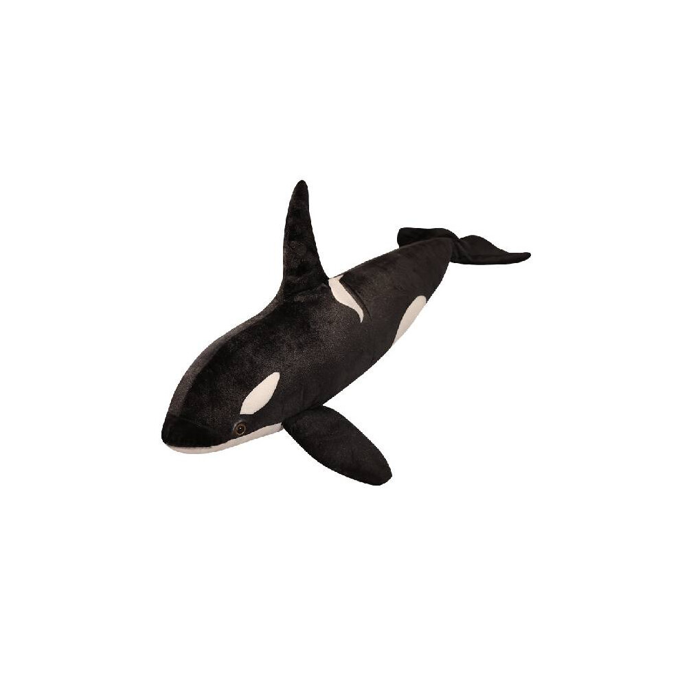 (50Cm/19.69In)Juguete De Peluche Orcinus Orca Ballena Dibujos Animados Almohada Para Dormir MuñEca De Peluche DecoracióN Infantil Regalo-image