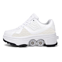 Automatic Converting Invisible Roller Skates for Outdoor Sports, Double Row Quad Skates, Unisex Casual Shoes Size 40