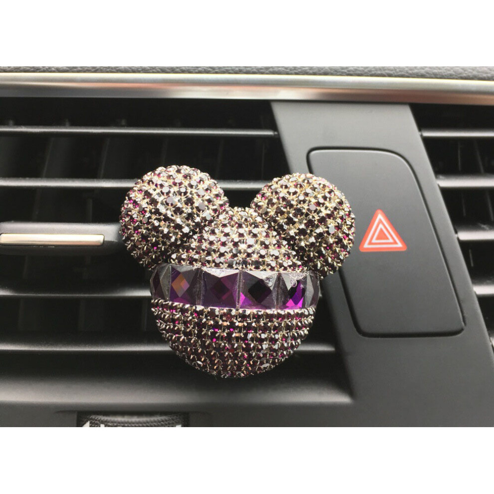 (StyleT) Head Mickey Car Air Conditioning Perfume Clip Aromatherapy Decoration Freshener