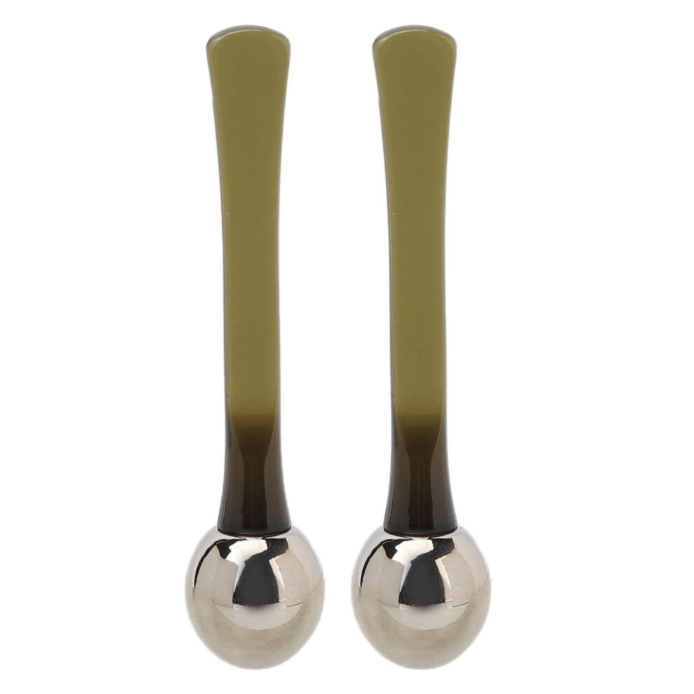 Cream 2Pcs Eye Applicator Zinc Alloy Roller Ball