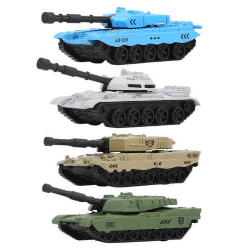 4pcs Alloy Tank Model Highly simulation Decoration 1