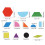 210Pcs Wooden Pattern Blocks Set Geometric Shape 14