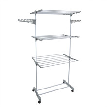 JVL 3 Tier Drying Rack, White