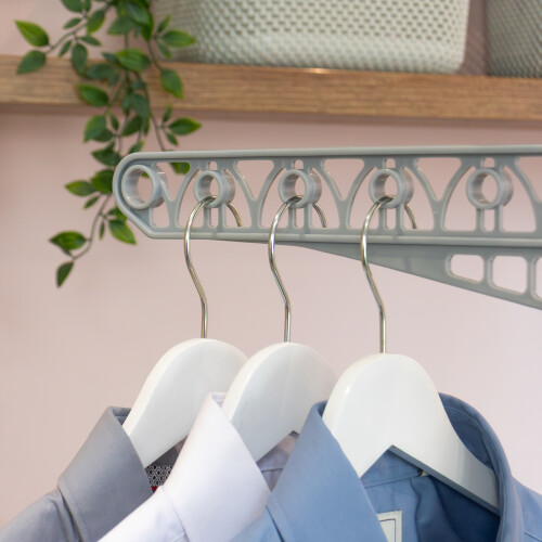 JVL 3 Tier Drying Rack, White 2