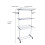 JVL 3 Tier Drying Rack, White 12
