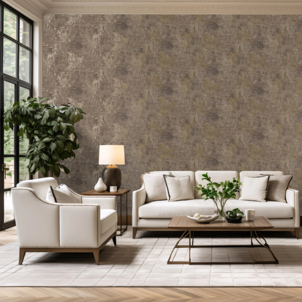 Belgravia's 2314 Plaster Texture Brown Wallpaper