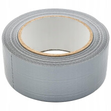 Duct Tape - Extra Strong Fabric Tape for Construction - Waterproof UV-Resistant Gray 50 m x 48 mm Roll