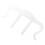 Supporto clip per spartiti a forma di M, in plastica trasparente 1