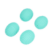 4 pièces boules de lavage ovales en PVC vert menthe 166 g / 5,9 oz