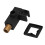 Supporto per soffione in rame da 450 g - Nero opaco 4
