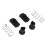 Set da 2 dadi a molla antigioco in POM T8 8 mm nero 5