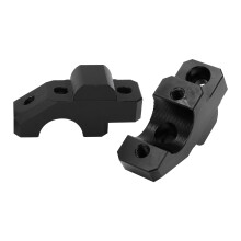 2 pièces Tracer900/GT HB Riser Clamp CNC Alu Noir