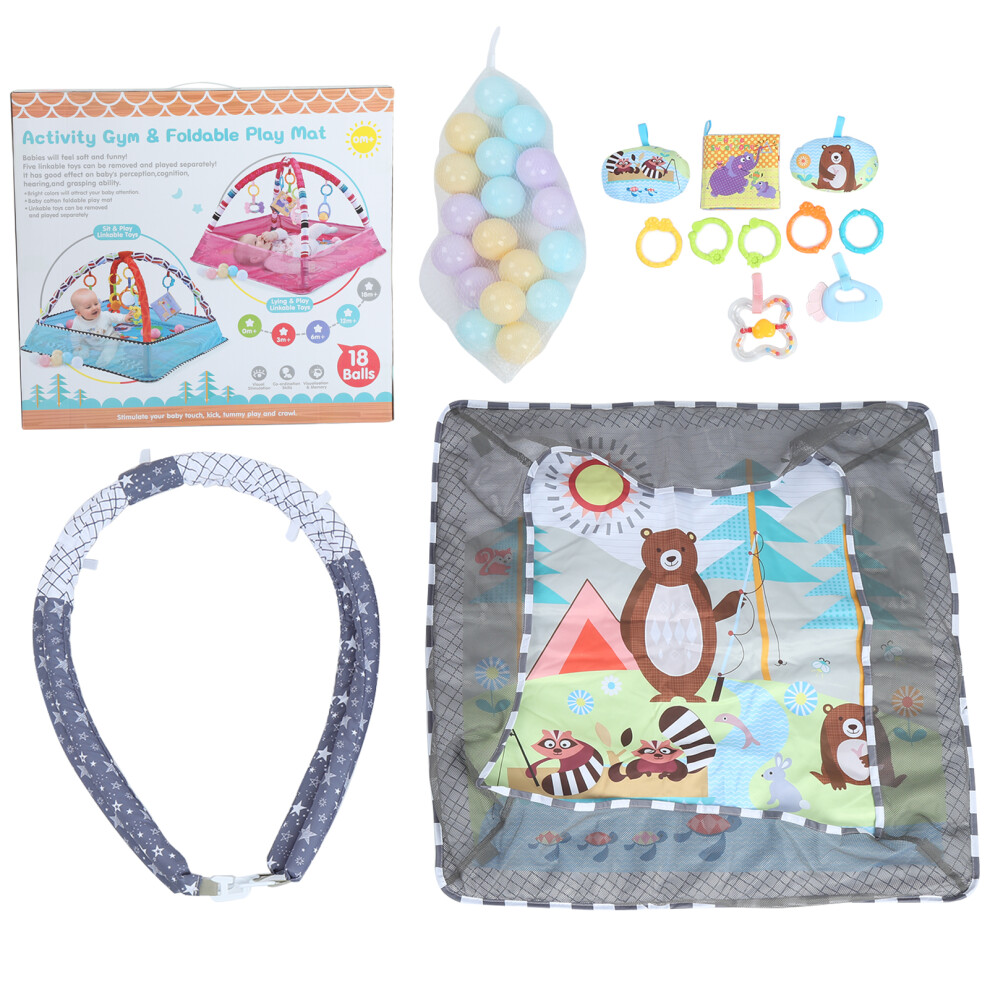 Newborn Baby Gym Playmat Activity Crawling Soft
