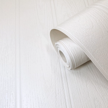 White Beaded Wood Wallpaper Paintable Panel Effect