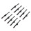10pcs Foldable Eyebrow Brush Double Ended Eyebrow 9