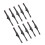 10pcs Foldable Eyebrow Brush Double Ended Eyebrow 7