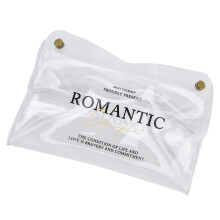 Tissue-Behälter PVC Modischer Desktop-Serviette Aufbewahrungsbox für Auto, Zuhause, Wohnzimmer Transparent